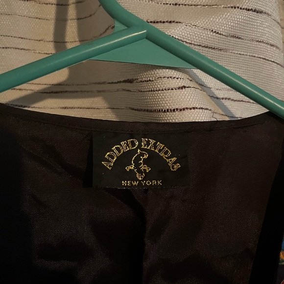 Vintage Christmas ornament vest- size Medium/Large. Made in the USA - Picture 5 of 7